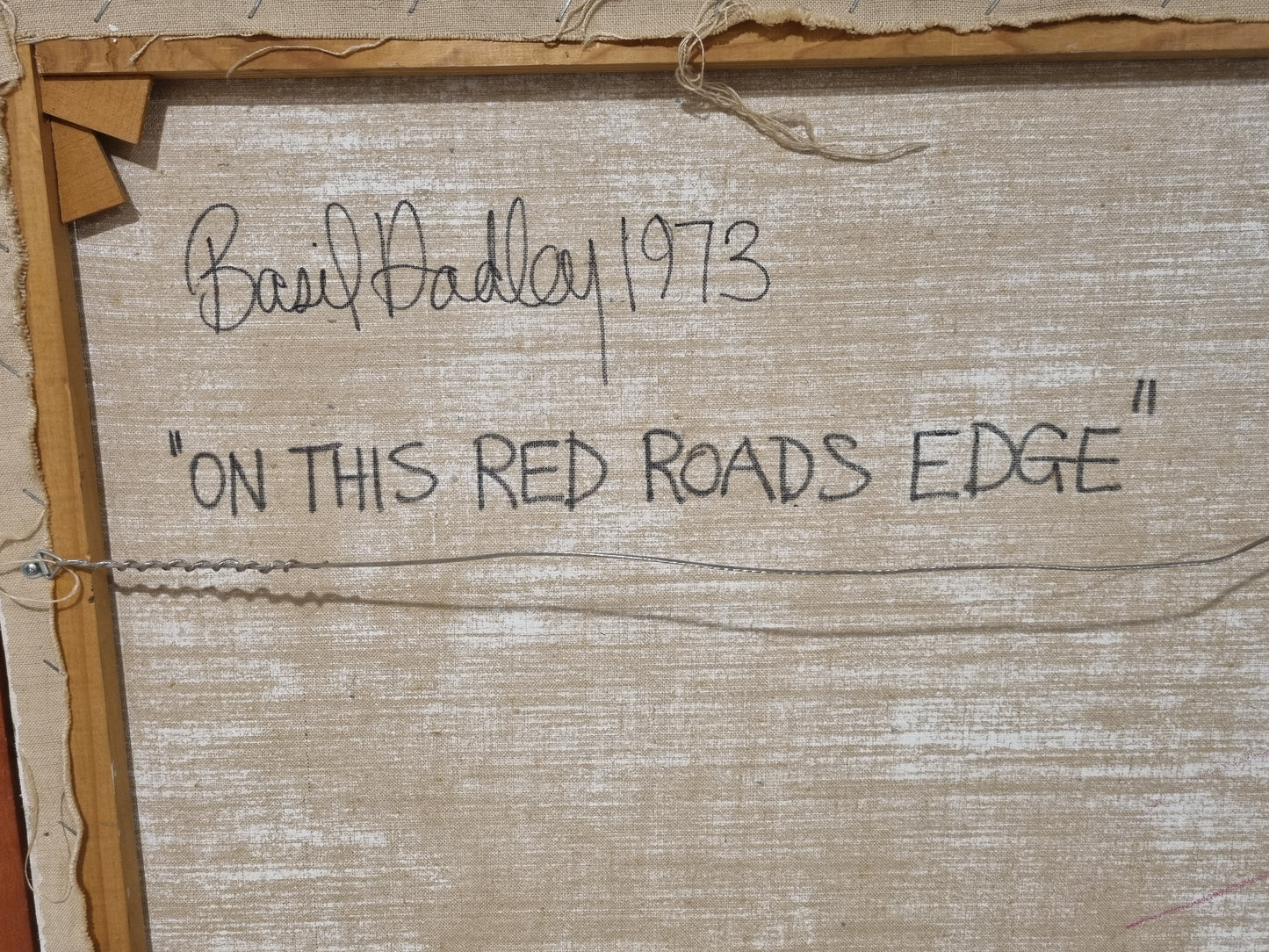 Basil Hadley - On This Red Roads Edge