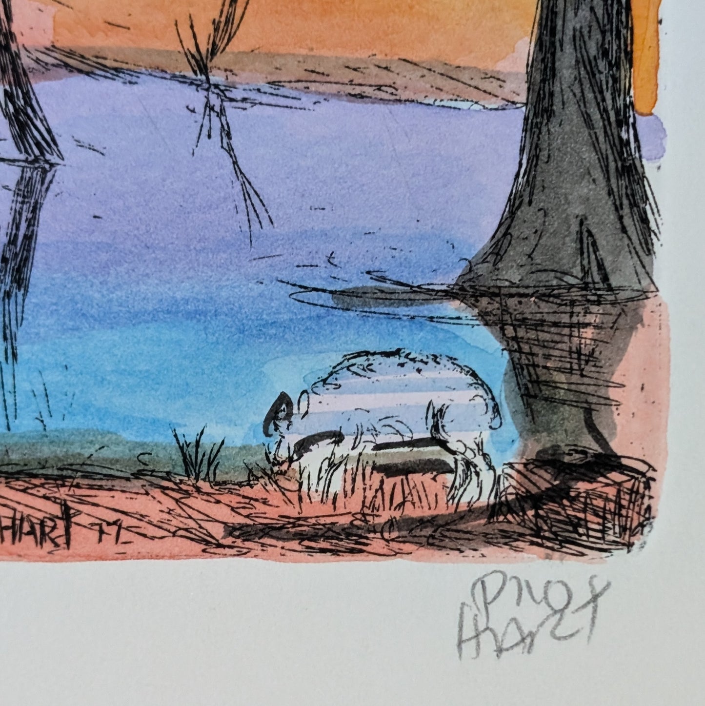 Pro Hart - The Jumbuck