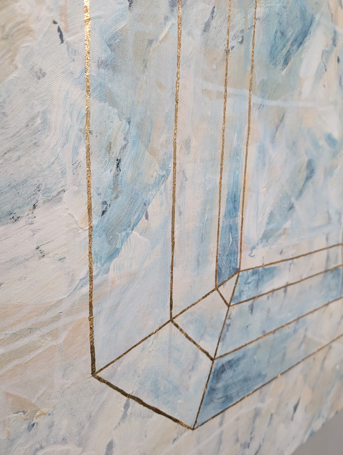 Kai Benyk - Blue Emerald Cut Diamond