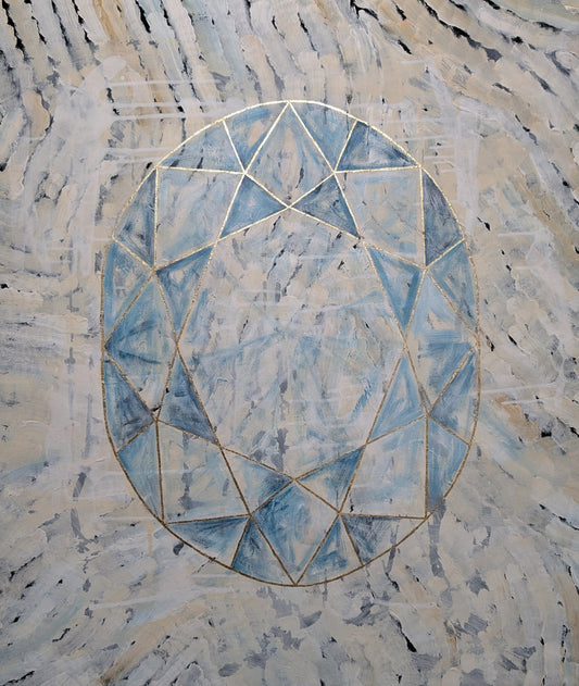 Kai Benyk - Blue Oval Cut Diamond